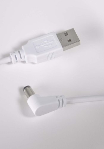 KAVE HOME Dinesh gulvlampe, ledningsfri - sort stl og hvidt polyethylen ( 35)