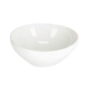 KAVE HOME Pahi stor skl, rund - hvid porceln (24)