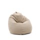 KAVE HOME Vicka puf i beige bouclé, 70 cm