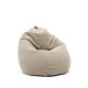 KAVE HOME Vicka puf i beige bouclé, 70 cm