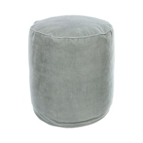 KAVE HOME Brunetta puf, rund - lys turkis fljl (40)