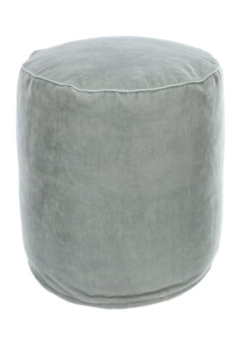 KAVE HOME Brunetta puf, rund - lys turkis fljl (40)