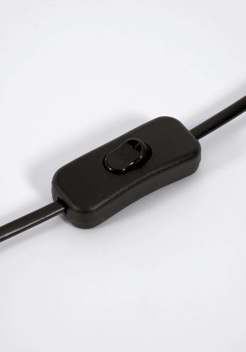 KAVE HOME Hestia bordlampe - gr glas og messing metal