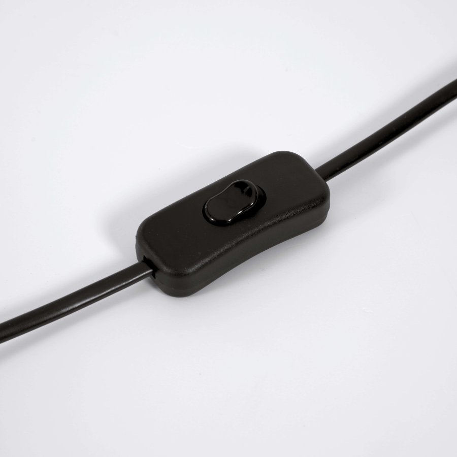 KAVE HOME Hestia bordlampe - gr glas og messing metal