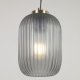 KAVE HOME Hestia loftlampe - gr glas og messing metal