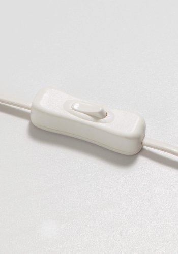 KAVE HOME Damila vglampe - natur rattan og hvid metal