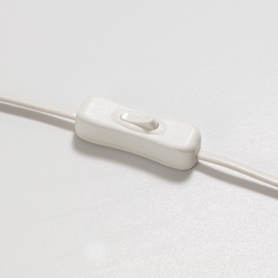 KAVE HOME Damila vglampe - natur rattan og hvid metal