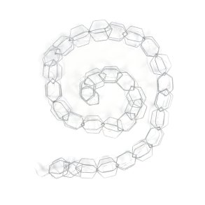 KAVE HOME Narel fe lys i gr 1,9m