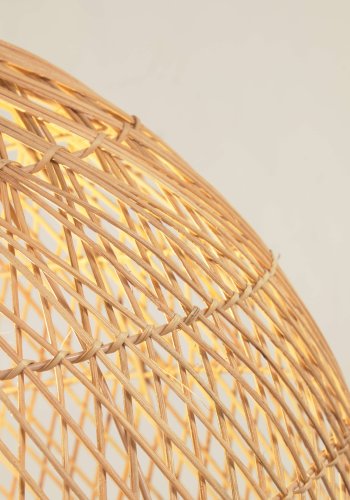 KAVE HOME Domitila lampeskrm - natur rattan (44)