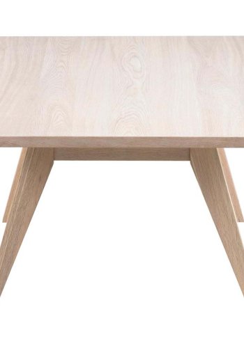 ACT NORDIC A-Line sofabord, rektangulr - hvidpigmenteret egefinér og eg (130x70)