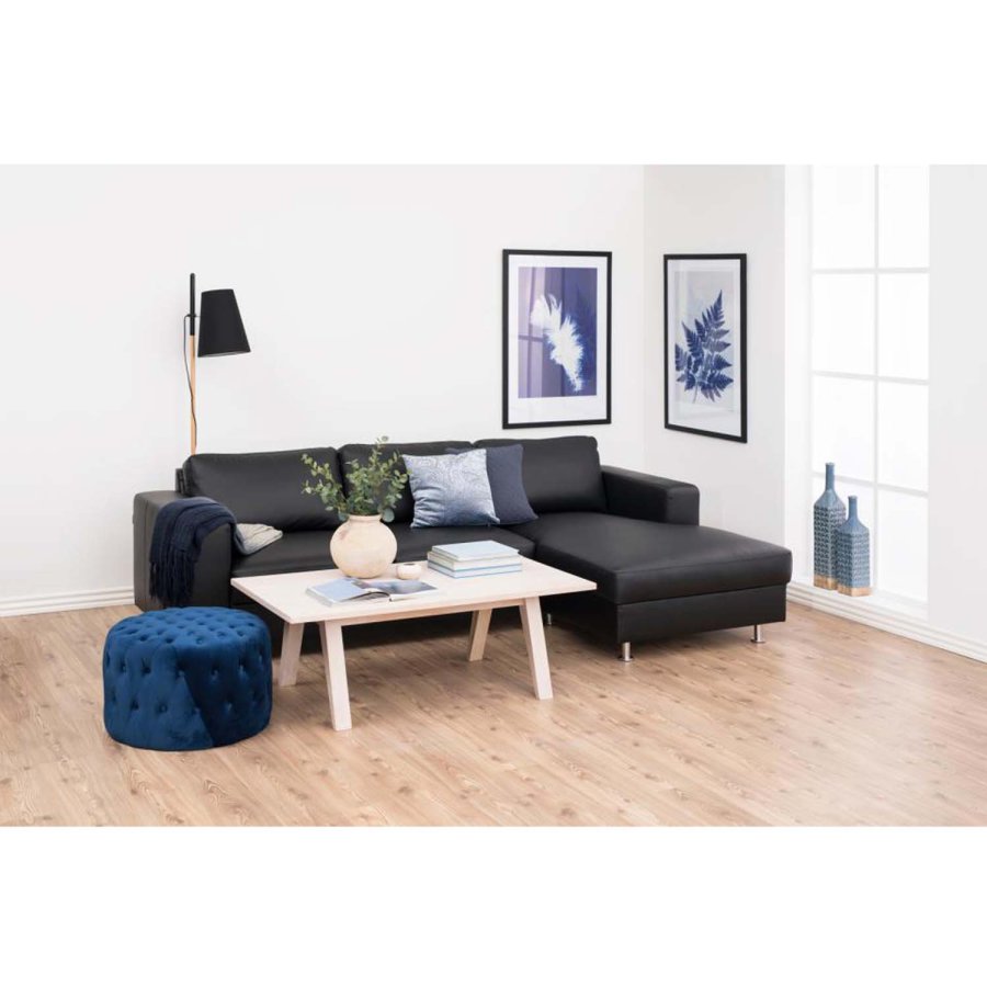 ACT NORDIC A-Line sofabord, rektangulr - hvidpigmenteret egefinér og eg (130x70)