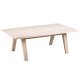 ACT NORDIC A-Line sofabord, rektangulr - hvidpigmenteret egefinér og eg (130x70)