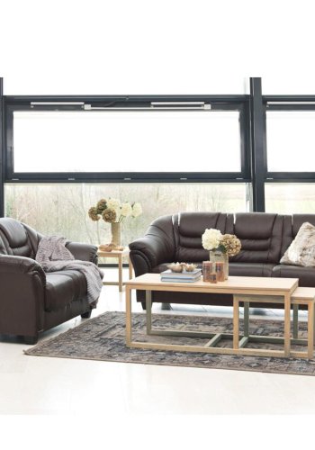 ACT NORDIC Cornus sofabordsst - hvidpigmenteret egefinér og hvidpigmenteret eg (st af 3)