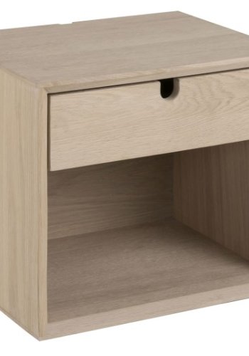 ACT NORDIC Century natbord - egetrsfiner, m. 1 skuffe, kan ophnges