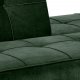 Act Nordic Perugia sovesofa - grn polyester og sort metal
