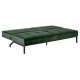 Act Nordic Perugia sovesofa - grn polyester og sort metal