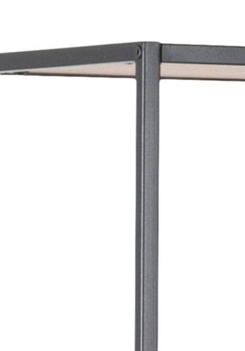 ACT NORDIC Seaford bogreol - natur papir vildeg og sort metal