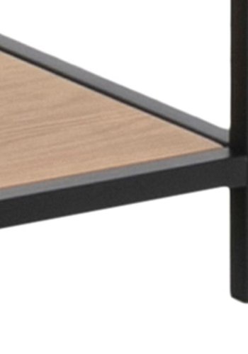 ACT NORDIC Seaford bogreol - natur papir vildeg og sort metal