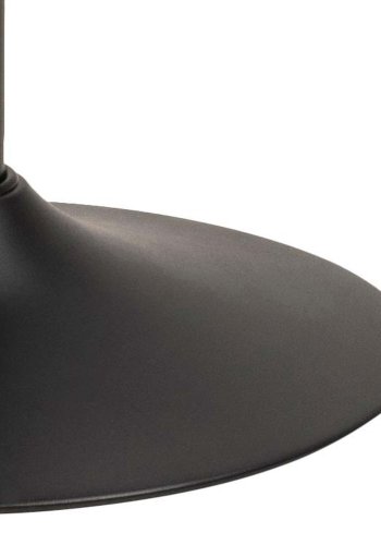 ACT NORDIC Grace barstol, m. rygln, armln og fodsttte - lysebrun polyester og sort metal