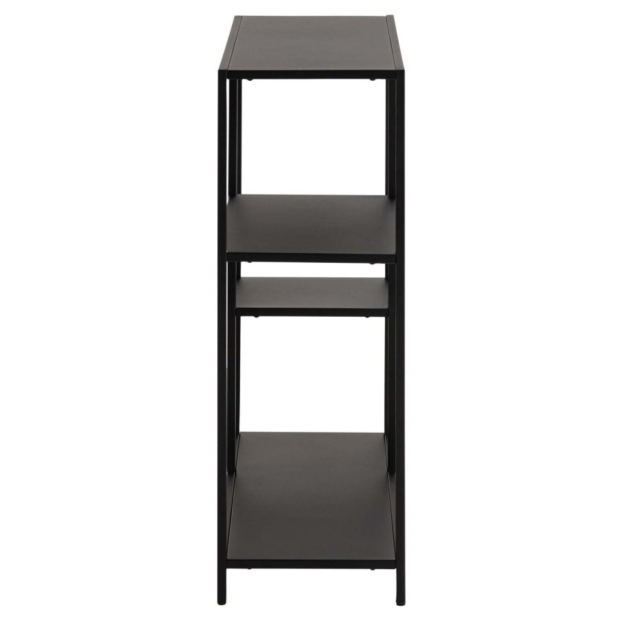 ACT NORDIC Newcastle bogreol, m. 3 hylder - sort metal