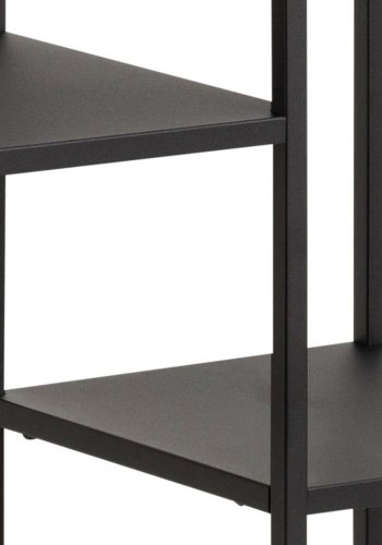 ACT NORDIC Newcastle bogreol, m. 3 hylder - sort metal