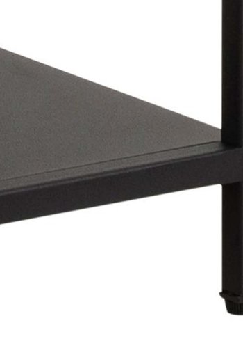 ACT NORDIC Newcastle bogreol, m. 3 hylder - sort metal