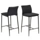 ACT NORDIC Demina counter chair Sawana fabric grey 5, base metal powder coated, black, box/ 2 pcs
