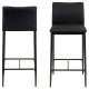 ACT NORDIC Demina counter chair Sawana fabric grey 5, base metal powder coated, black, box/ 2 pcs