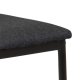 ACT NORDIC Demina counter chair Sawana fabric grey 5, base metal powder coated, black, box/ 2 pcs