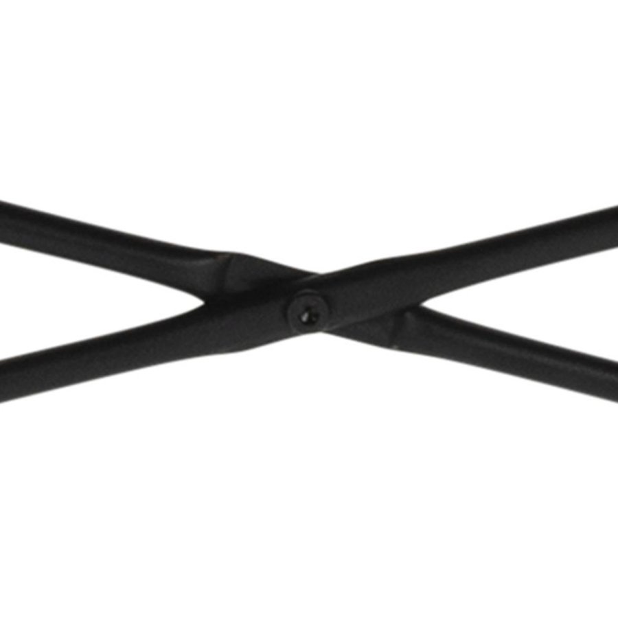 Act Nordic Angus skrivebord, m. skydelge - sort melamin og sort metal (110x50)