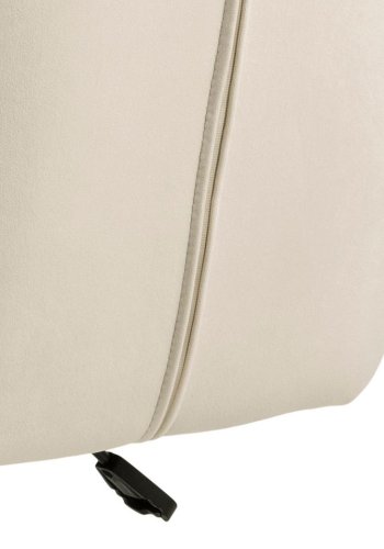 ACT NORDIC Nora skrivebordsstol, m. armln - sand polyester og sort metal