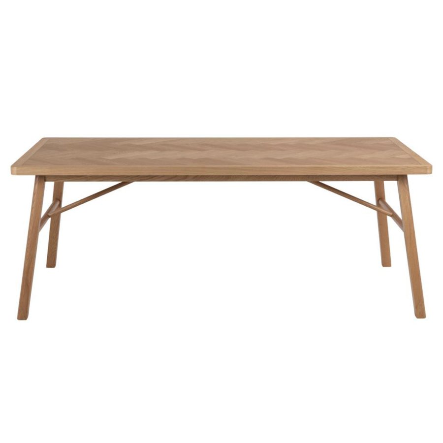 ACT NORDIC Galway spisebord, rektangulr - natur egefinér og eg (200x100)