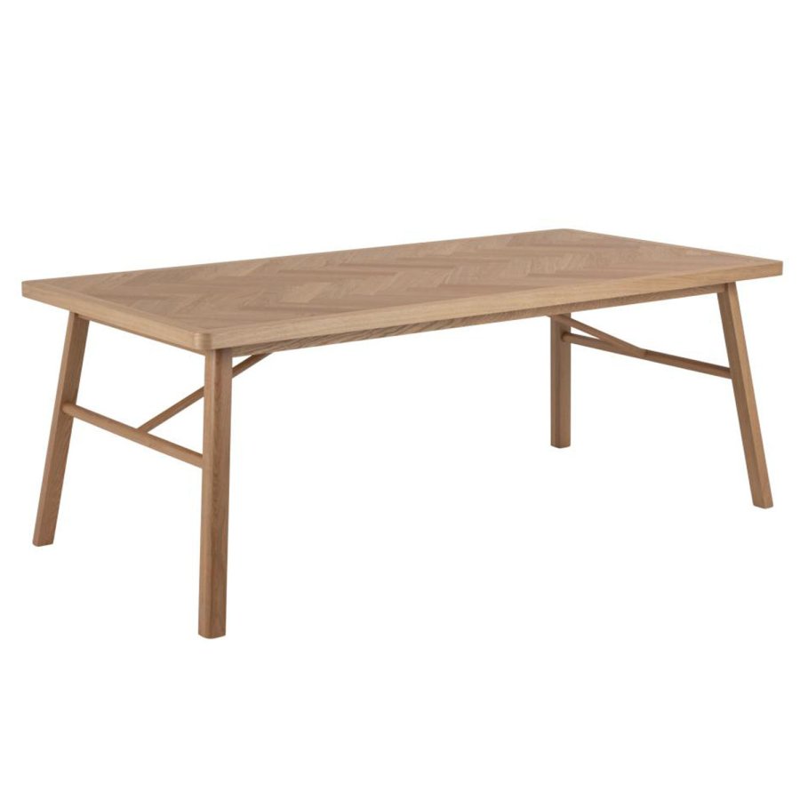 ACT NORDIC Galway spisebord, rektangulr - natur egefinér og eg (200x100)