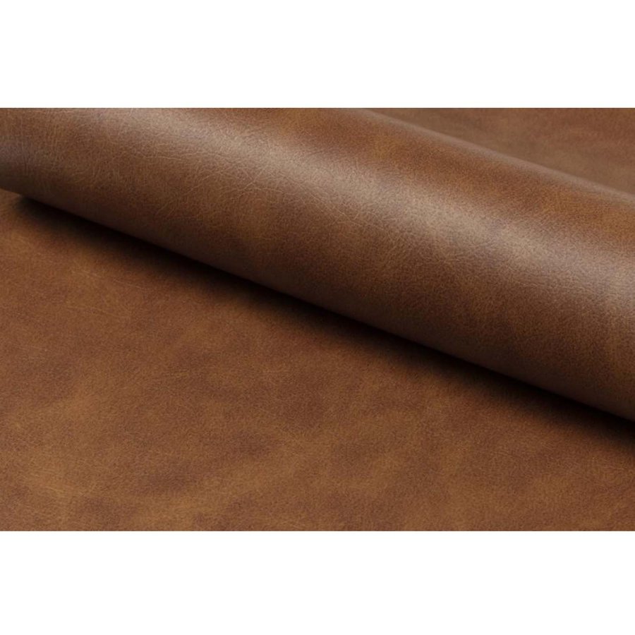 ACT NORDIC Oregon barstol, m. rygln og fodsttte - cognac PU og sort metal