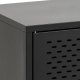 ACT NORDIC Newcastle sknk, m. 3 lger og 2 hylder - sort metal (160x40)