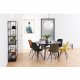 ACT NORDIC Eris spisebordsstol - beige fljl og sort metal