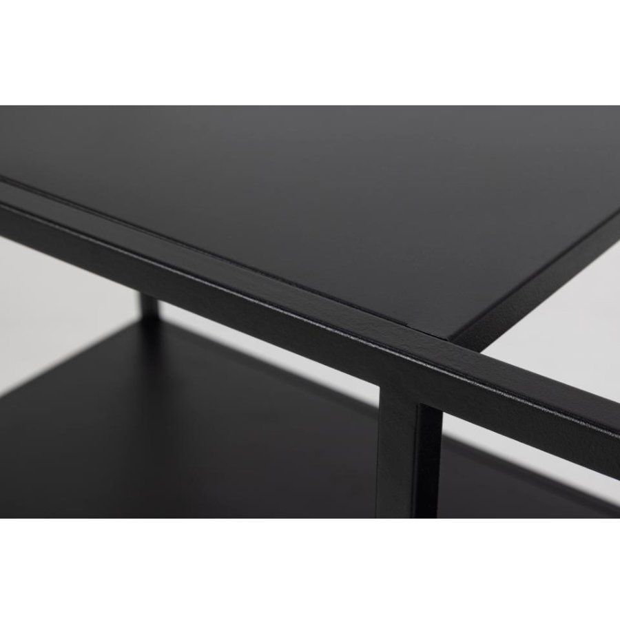 ACT NORDIC Newcastle rullebord, m. 3 hylder - sort metal (78x40)