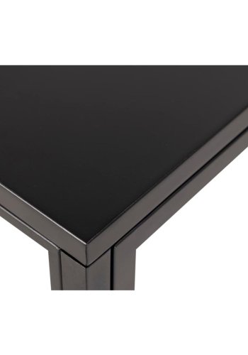 ACT NORDIC Newcastle vitrineskab, m. 2 glaslger - sort metal