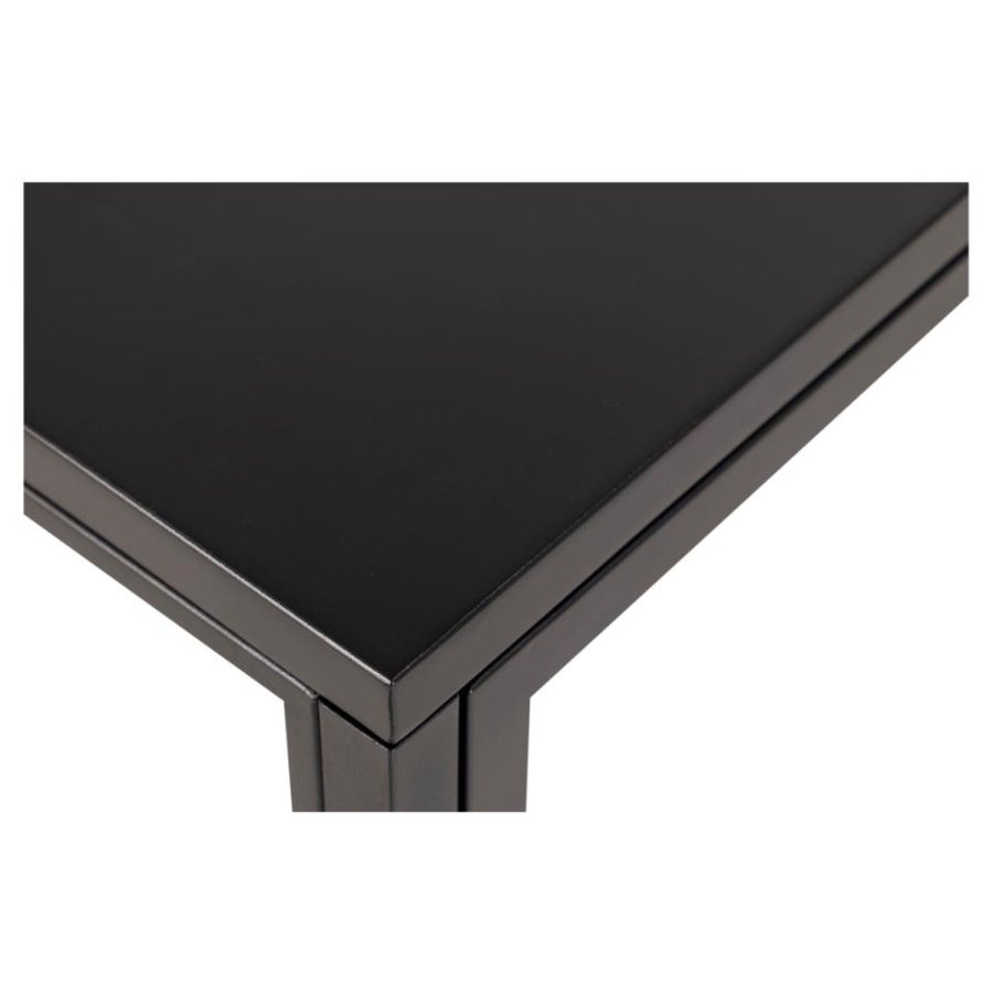 ACT NORDIC Newcastle vitrineskab, m. 2 glaslger - sort metal