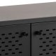 ACT NORDIC Newcastle sknk, m. 3 lger og 2 hylder - sort metal (125x40)