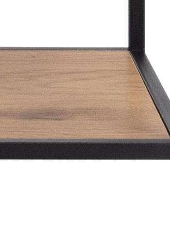 ACT NORDIC Seaford bogreol - natur papir vildeg og sort metal