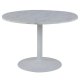 ACT NORDIC Tarifa spisebord, rund - hvid Guangxi marmor og hvid metal (110)