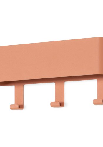 SPINDER DESIGN Dax Play 3 knagerkke, m. 3 knager og hylde - clay terra stl