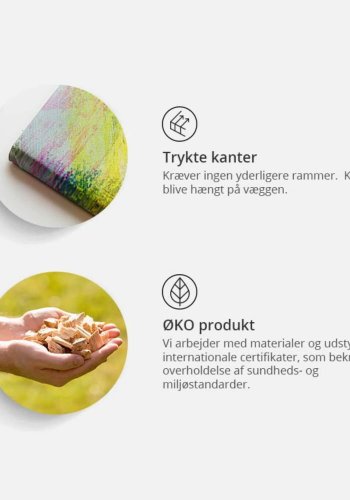 ARTGEIST Beach After Rain billede - multifarvet print (80x200)