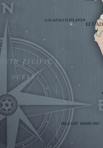 ARTGEIST verdenskort billede -  Bl/sort og brunt print p kork, 3-delt (flere strrelser)