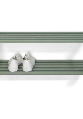 SPINDER DESIGN Rizzoli/Marco Color Edition skohylde, m. 2 hylder - stvet grn stl (B:71)