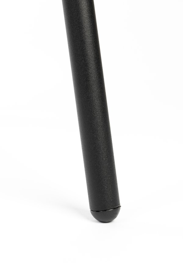 ZUIVER Void spisebordsstol, m. armln - latte brun genanvendt polypropylen og sort stl