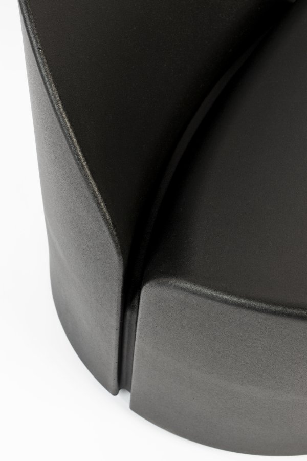 ZUIVER Bloom udendrs loungestol - sort genanvendt exopixel