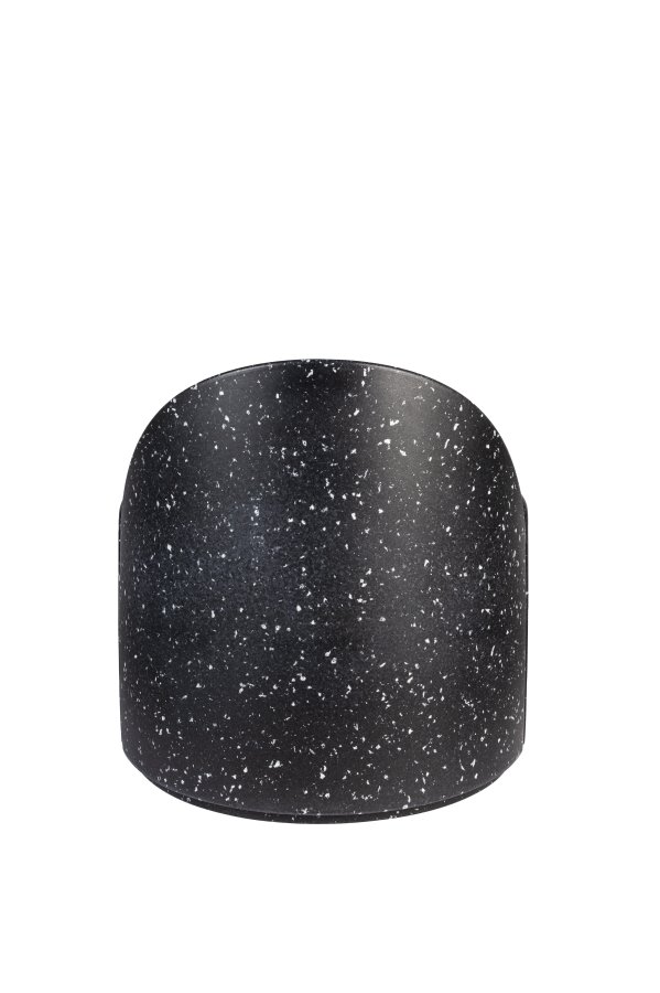 ZUIVER Bloom udendrs loungestol - sort granitlook genanvendt exopixel