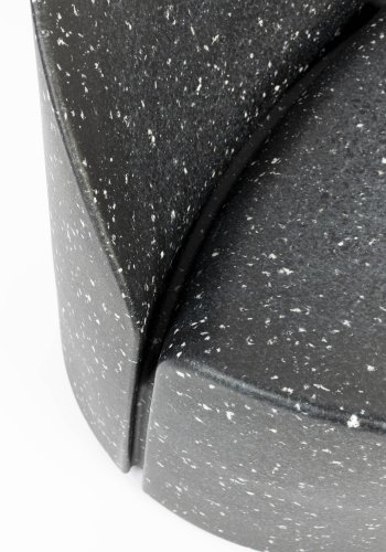 ZUIVER Bloom udendrs loungestol - sort granitlook genanvendt exopixel